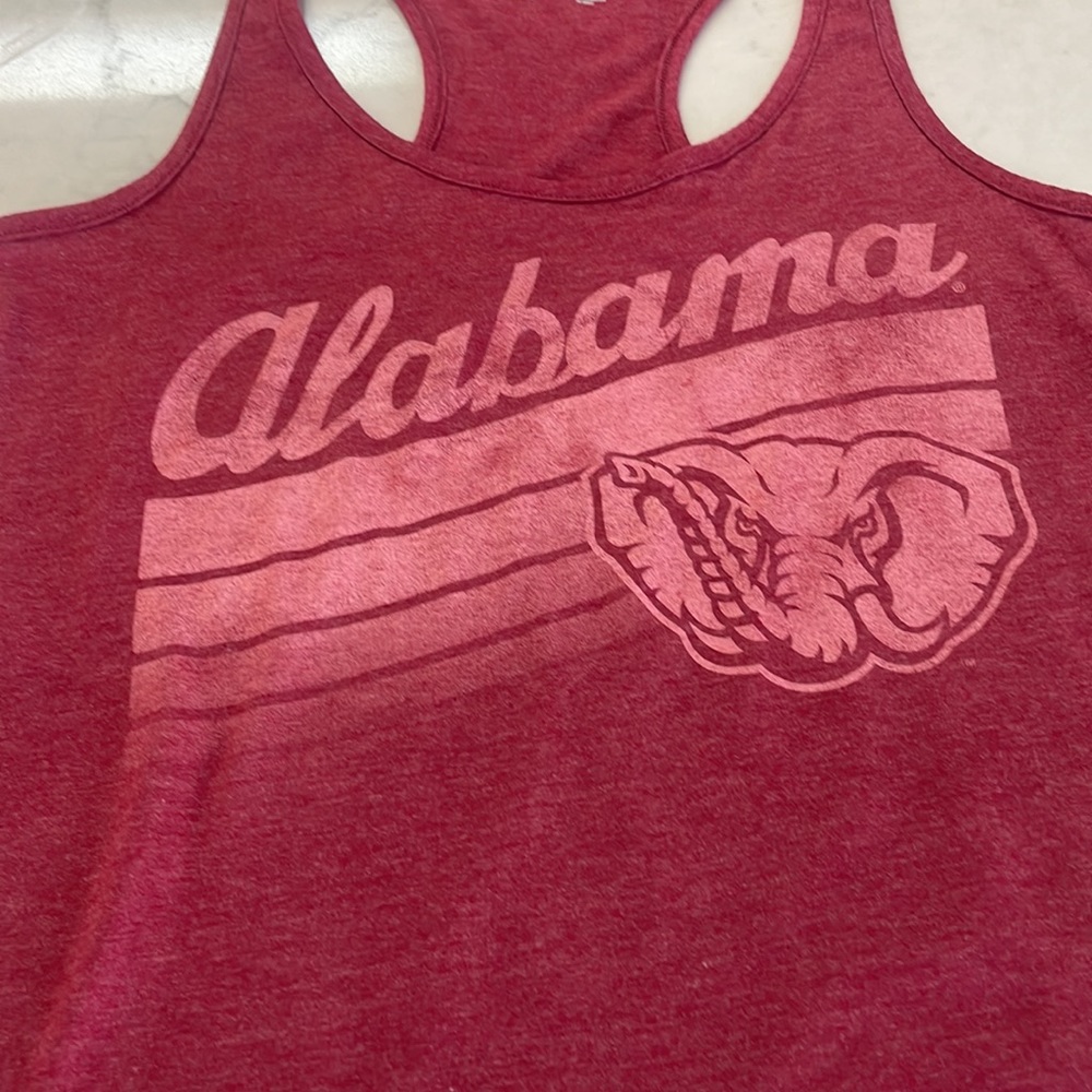 Alabama Red Racerback Tank Size Medium - Picture 4 of 7
